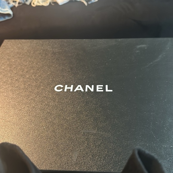 AUTHENTIC CHANEL BLACK SUEDE BOOTIES WITH PATENT TOE - Picture 9 of 9